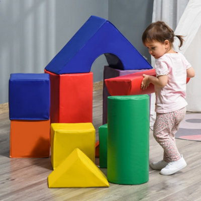 Soft toddler hot sale blocks