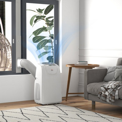 HOMCOM 12,000 BTU Portable Air Conditioner with 35m², Quiet Mode, Dehumidifier
