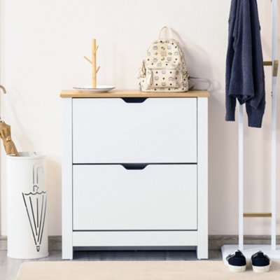 White deals shoe cabinet