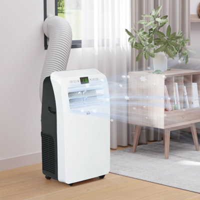 HOMCOM 12000 BTU Portable Air Conditioner with 28m², Dehumidifier, Timer