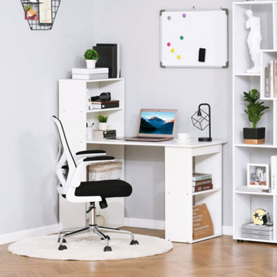 Bookshelf computer desk discount