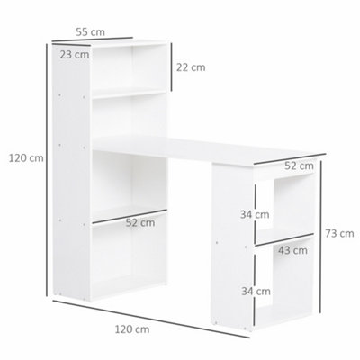 Buy study table on sale with bookshelf