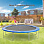 HOMCOM 12ft Trampoline Pad Surround Pad Thick Foam Replacement Spare Blue