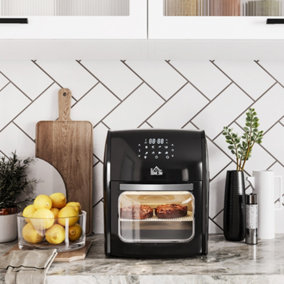 Black+Decker XL Digital Air Fryer Oven 1500W 12L, 10 Presets 360