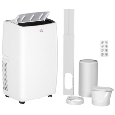 HOMCOM 14,000 BTU Portable Air Conditioner with 40m², Sleep Mode, Dehumidifier