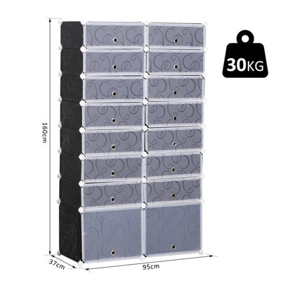 Shoe rack deals plastic cabinet