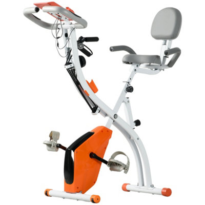 HOMCOM Exercise Bike Fitness Bicycle Indoor Trainer Foldable 8-level M U2013 Furniture Wave