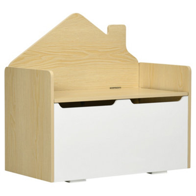 Wooden toy best sale box and bench