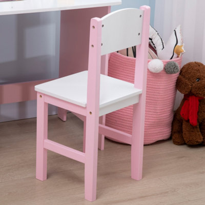 Pink kids table best sale