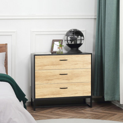 Homfa 3 deals drawer chest