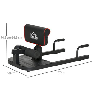 HOMCOM 3 IN 1 Squat Machine Sit Up Push Up Gym Work Out Leg Exercise ...