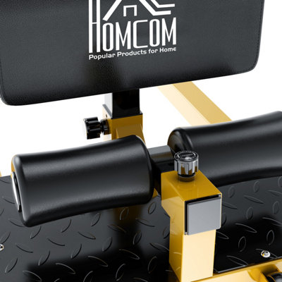 HOMCOM 3 IN 1 Squat Machine Sit Up Push Up Gym Work Out Leg Exercise ...
