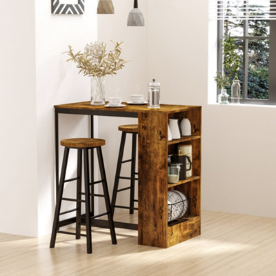 Small pub deals table with stools