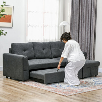 Homcom sofa bed discount