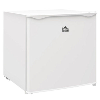 HOMCOM 35L Tabletop Freezer with Adjustable Temperature Wire Shelf White