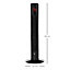 HOMCOM 38 Inch Tower Fan with 70 degree Oscillation 3 Speed and 3 Mode Indoor Black