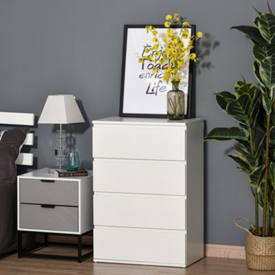 4 Drawer Storage Cupboard Sideboard Organiser Living
