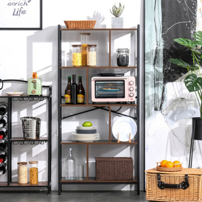 4 shelf metal storage unit discount