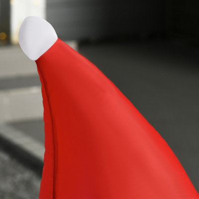 HOMCOM 4ft Inflatable Christmas Santa Claus Xmas Decoration 1 LED Holiday Air Blown Yard Outdoor Décor - 9
