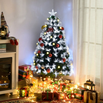 4 ft pre lit online white christmas tree