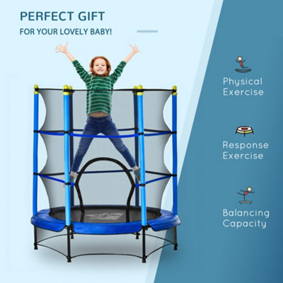 140cm Baby Trampoline Children Home Indoor Jumping Child Fitness