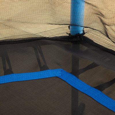 HOMCOM 5.2FT Kids Trampoline With Enclosure for 3-10 Years Blue - 8
