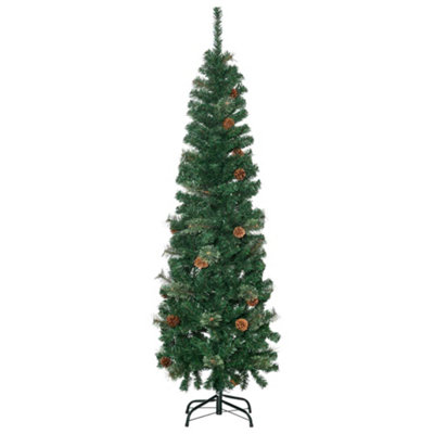 Tall thin christmas deals trees