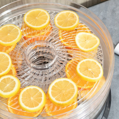 HOMCOM 5 Tier Food Dehydrator, 250W for Fruit, Meat, Vegetable, LCD Display
