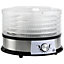 HOMCOM 5 Tier Food Dehydrator, 250W Stainless Steel Food Dryer Machine with Adjustable Temperature, Silver