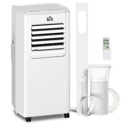 HOMCOM 5000BTU Portable Air Conditioner 4 Modes LED Display Timer Home Office