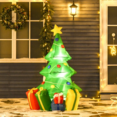 Inflatable christmas on sale tree outdoor