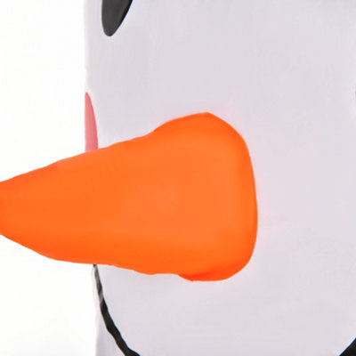 HOMCOM 6.5ft Inflatable Snowman LED Christmas Xmas Air Blown Holiday Decoration Outdoor Garden Decor - 8