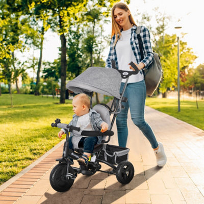 Kids trike with parent handle online