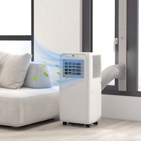 HOMCOM 7,000 BTU Portable Air Conditioner with 15m², Dehumidifier, Timer