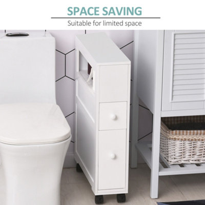 Narrow bathroom drawers discount