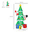 HOMCOM 7FT Christmas Inflatable Tree LED Lighted for Indoor Outdoor Decoration