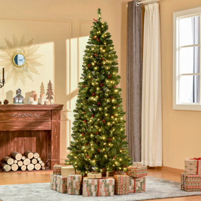 7ft pencil on sale christmas tree