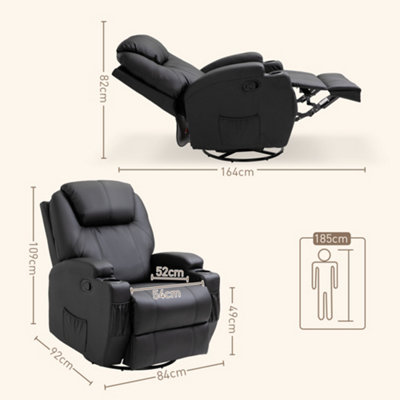 Rocking recliner store massage chair