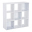 HOMCOM 9 Cube Storage Unit Cabinet Bookcase Display Shelves Chipboard - White