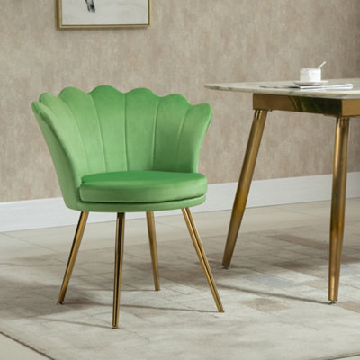 Gold metal chair online legs