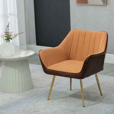 Tan brown deals accent chair