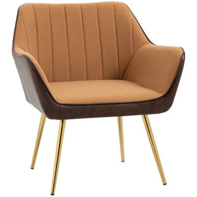 Light brown store accent chair