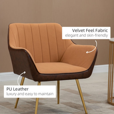 Light brown deals accent chair