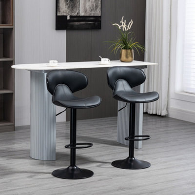 Adjustable Swivel Bar Stools Set of 2, Barstools for Counter Bar