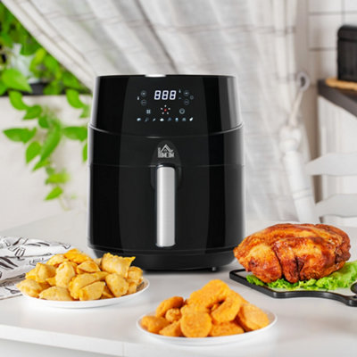 EMtronics EMDAF45LCR Digital Large 4.5L Air Fryer with 60 Minute