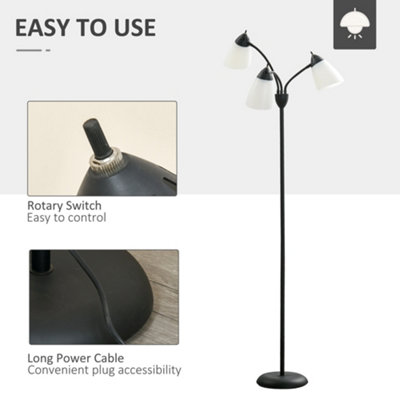 Mainstays floor lamp on sale with mdf table