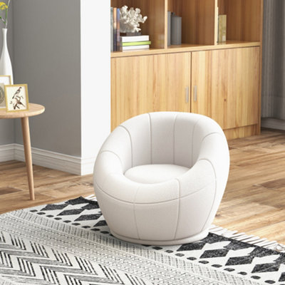 White bedroom best sale lounge chair