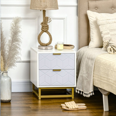 Multifunctional bedside table/ Living room side table