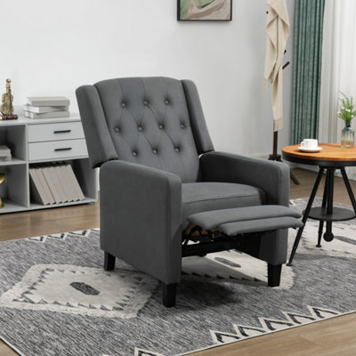 Microfiber deals wingback recliner