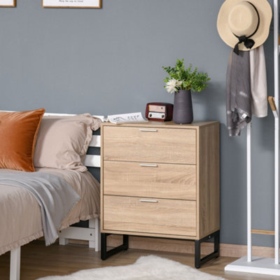 Chest of Drawers, 3 Drawer Unit Storage Bedroom Living